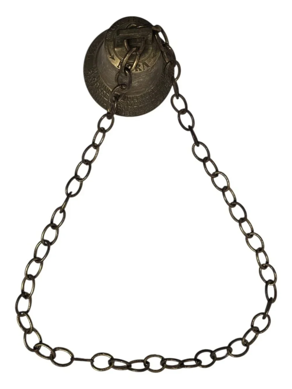 Fridfull Jul - Traditional Swedish Mora cast brass folk art bell